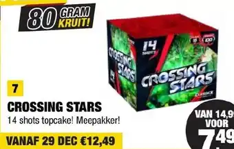 Kevin's Vuurwerkhal Crossing stars aanbieding