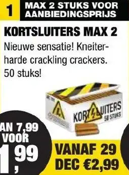 Kevin's Vuurwerkhal Kortsluiters max 2 aanbieding