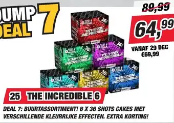 Kevin's Vuurwerkhal The incredible 6 aanbieding