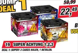 Kevin's Vuurwerkhal Super achtung 123 aanbieding