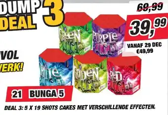Kevin's Vuurwerkhal Bunga 5 aanbieding