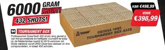 Kevin's Vuurwerkhal Tournament box aanbieding