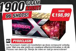 Kevin's Vuurwerkhal Pyroclasm aanbieding