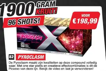 Kevin's Vuurwerkhal Pyroclasm aanbieding