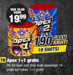 Kevin's Vuurwerkhal Apex aanbieding