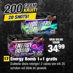Kevin's Vuurwerkhal Energy bomb aanbieding