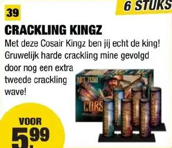 Kevin's Vuurwerkhal Crackling kingz aanbieding
