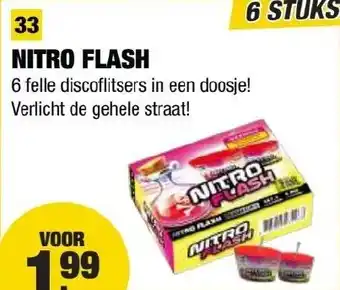 Kevin's Vuurwerkhal Nitro flash aanbieding