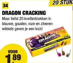 Kevin's Vuurwerkhal Dragon cracking aanbieding