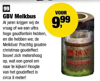 Kevin's Vuurwerkhal Gbv melkbus aanbieding