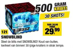 Kevin's Vuurwerkhal Snowblind aanbieding