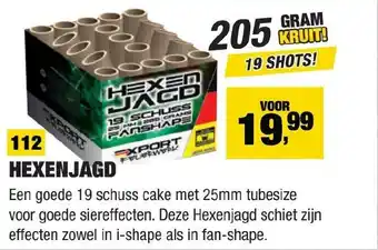 Kevin's Vuurwerkhal Hexenjagd aanbieding