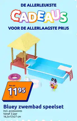 Action Bluey zwembad speelset aanbieding