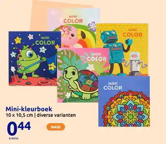 Action Mini-kleurboek aanbieding