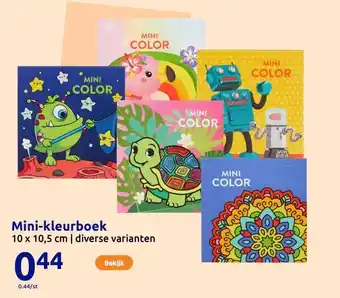 Action Mini-kleurboek aanbieding