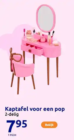 Action Kaptafel voor een pop aanbieding
