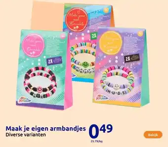 Action Maak je eigen armbandjes aanbieding