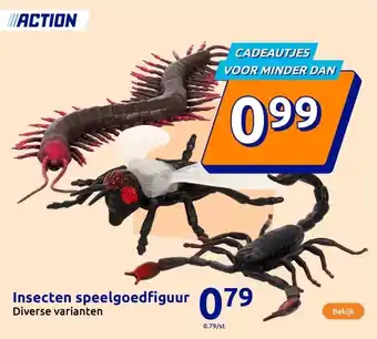 Action Insecten speelgoedfiguur aanbieding