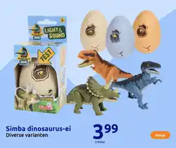 Action Simba dinosaurus-ei aanbieding
