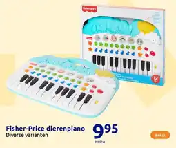 Action Fisher Price dierenpiano aanbieding