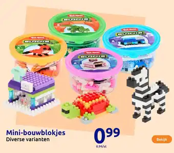 Action Mini-bouwblokjes aanbieding