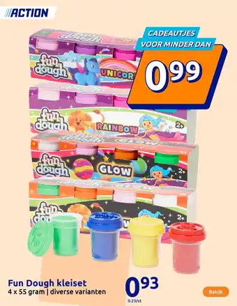 Action Fun Dough kleiset aanbieding