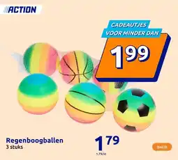 Action Regenboogballen aanbieding