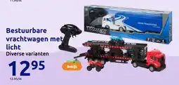 Action Bestuurbare vrachtwagen met licht aanbieding