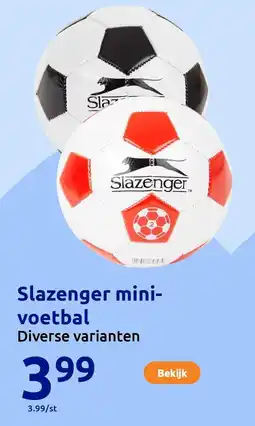 Action Slazenger mini voetbal aanbieding