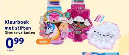 Action Kleurboek met stiften aanbieding