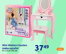 Action Mini Matters houten make-uptafel aanbieding