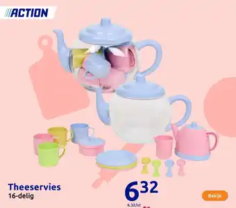 Action Theeservies aanbieding