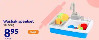 Action Wasbak speelset aanbieding