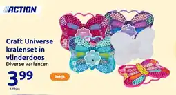 Action Craft Universe kralenset in vlinderdoos aanbieding