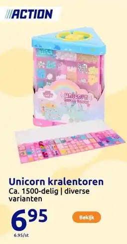 Action Unicorn kralentoren aanbieding
