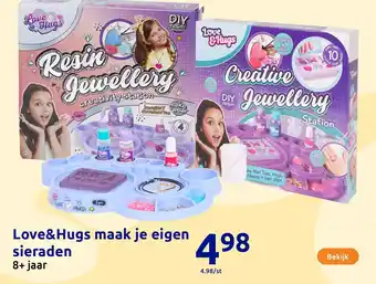 Action Love&Hugs maak je eigen sieraden aanbieding