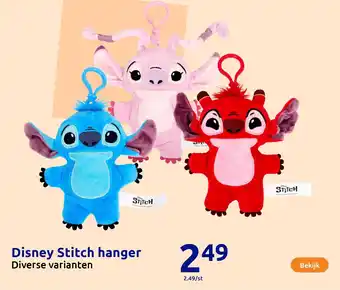 Action Disney Stitch hanger aanbieding