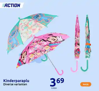 Action Kinderparaplu aanbieding
