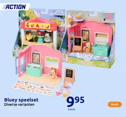 Action Bluey speelset aanbieding