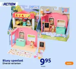 Action Bluey speelset aanbieding