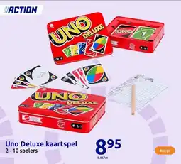 Action Uno Deluxe kaartspel aanbieding