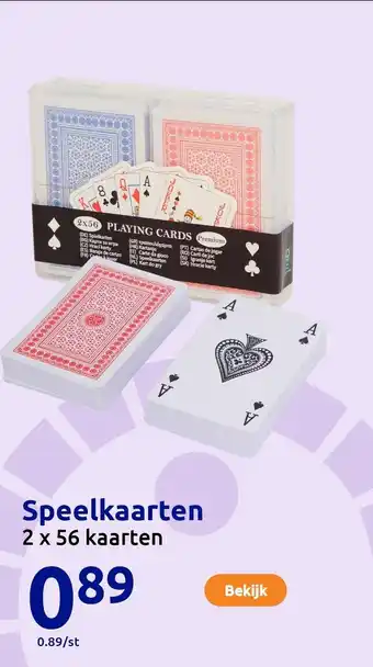 Action Speelkaarten aanbieding