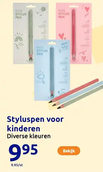 Action Styluspen voor kinderen aanbieding