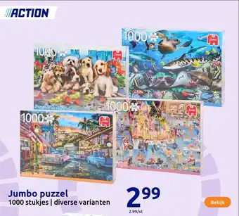 Action Jumbo puzzel aanbieding