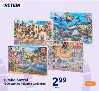 Action Jumbo puzzel aanbieding