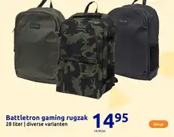 Action Battletron gaming rugzak aanbieding
