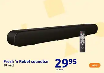 Action Fresh ’n Rebel soundbar aanbieding