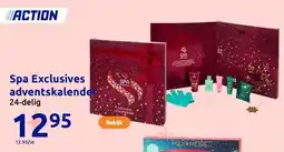 Action Spa Exclusives adventskalender aanbieding