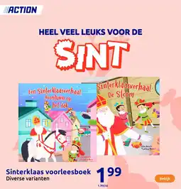 Action Sinterklaas voorleesboek aanbieding