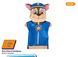 Action Paw Patrol handpop aanbieding